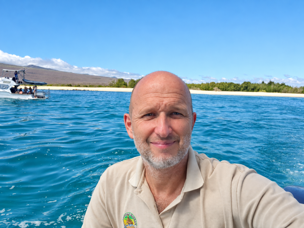 Paul McFarling in the Galápagos Islands